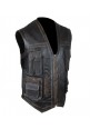Men's Jurassic Vest Distressed Jacket
